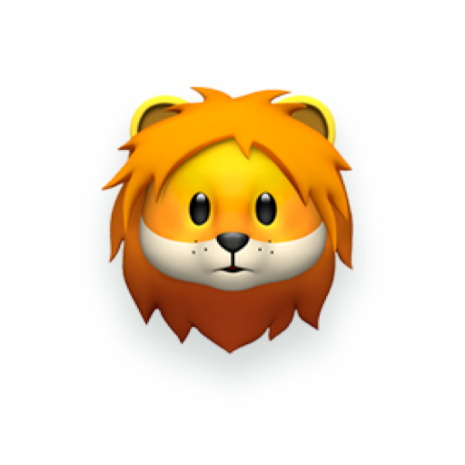 3D learning illustration of a lion